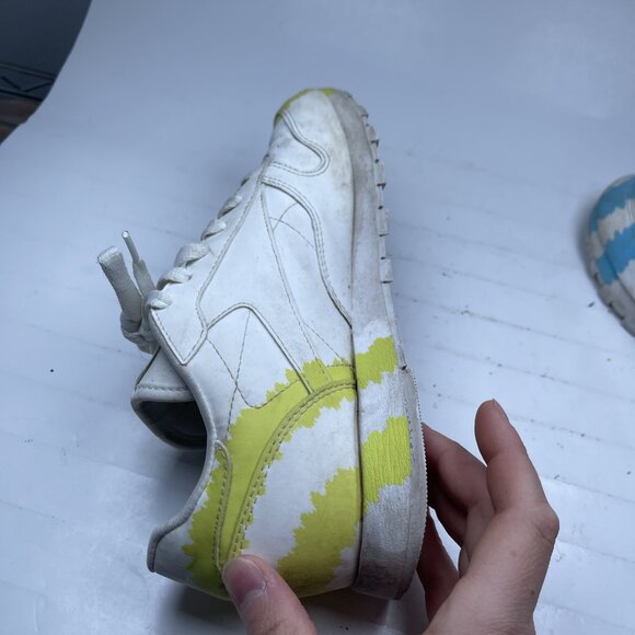 Reebok Collina Strada Classic Sneaker Womens 7,5 US White Leather Call Mom Shoes - Picture 12 of 16